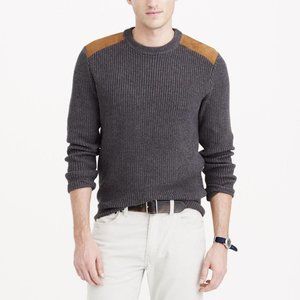 Mens J. Crew Cable Knit Sweater 